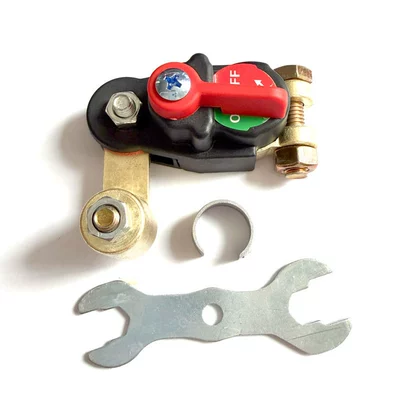 Car on the line of fire Switch, Anti-Leakage Power Main - 3xd-single-rotation-black-shell-pure-copper-power-off-switch