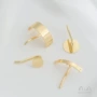 包金双孔保色曲面发插