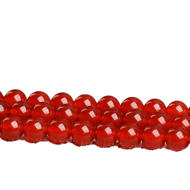 天然水晶7a赤瑪瑙散珠diyアクセサリーアクセサリー手串ビーズ赤瑪瑙半製品卸売り
