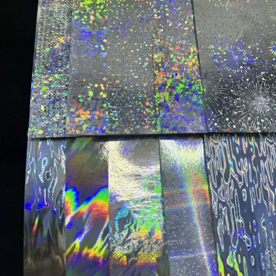 双闪吧唧专用纸 徽章专用底纸 镭射卡纸系列手工特种纸128g