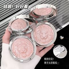 狮子头画师形状高光光盘闪粉珠光生姜细闪修容一体提亮立体脸部