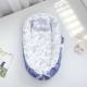 Cross-border direct supply of pure cotton baby nest bed portable newborn baby crib bed bb wholesale newborn baby nest