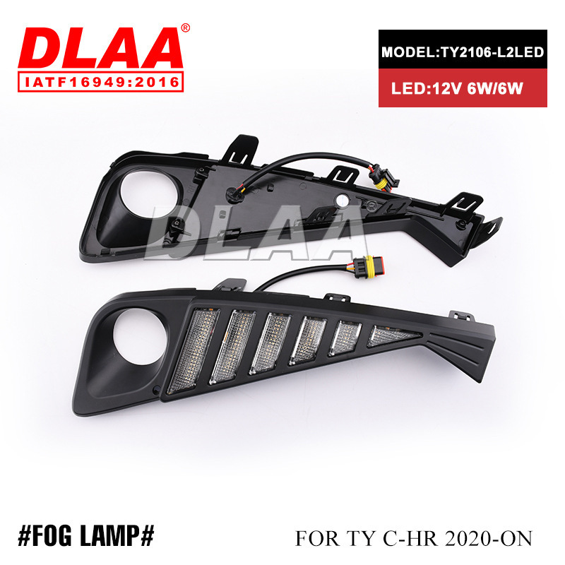 Aplicable a 2020 - Toyota C-HR Daylight DRL Nueva lámpara de niebla LED