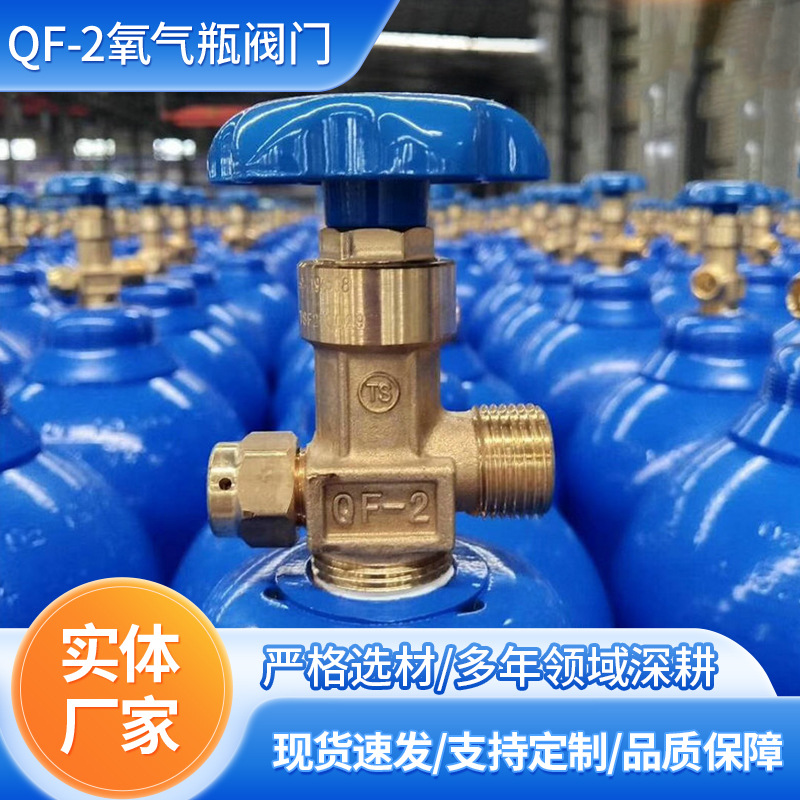 QF-2氧气瓶阀门 10L15L40L氧气瓶阀门 批发钢瓶瓶头嘴子截止阀门