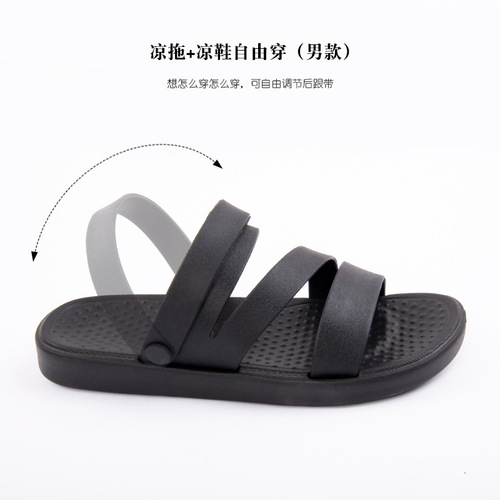 Summer New Lady Influencer Trendy Casual Fashion Open-Toe Beach Sandals for Women, Dual-Purpose Outerwear, Dropship