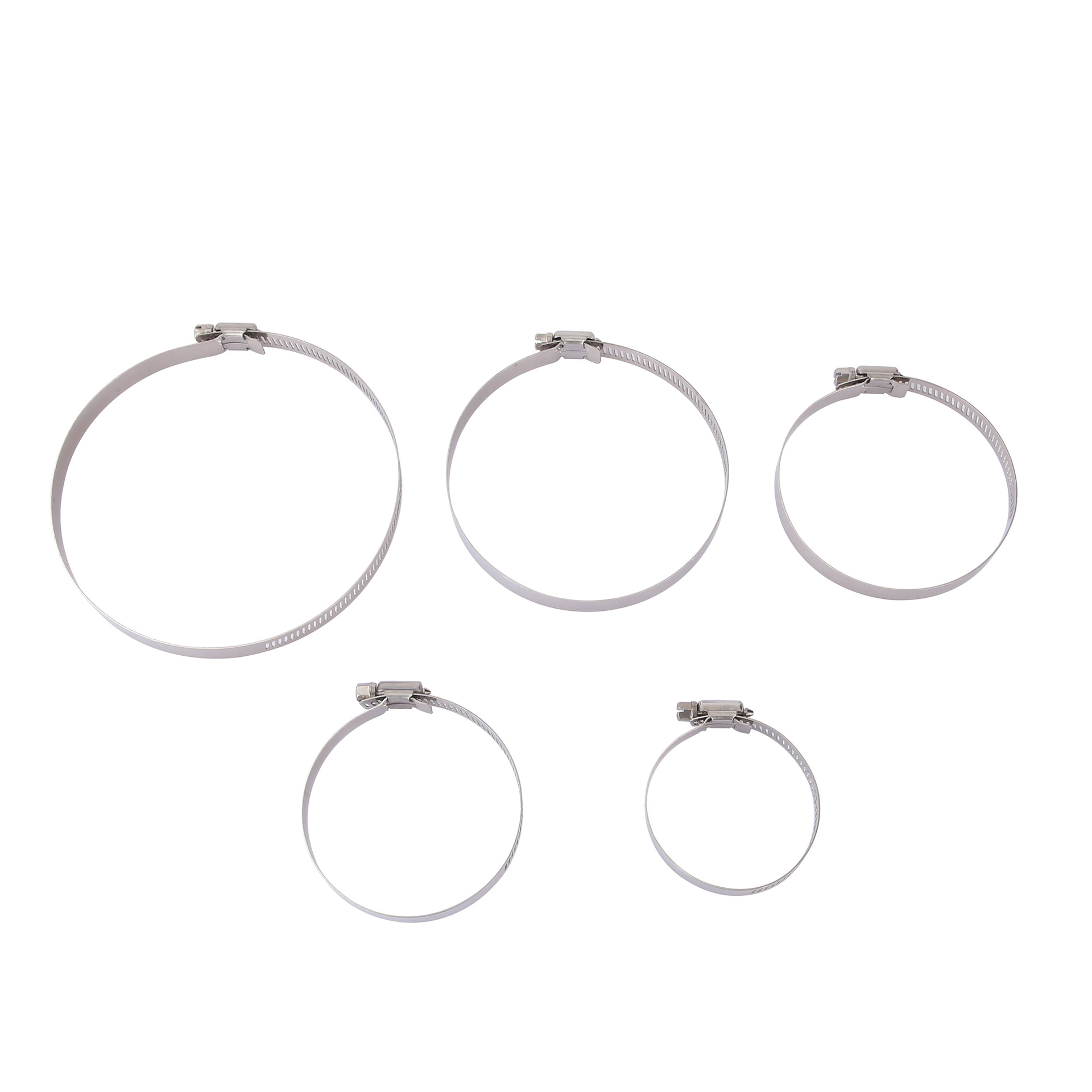 耐腐蚀强固定烟管卡箍304不锈钢抱箍下水道通风排气管高性能扣箍