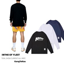 美式潮牌新款字母长袖T恤秋冬运动篮球跑步吸汗透气百搭打底衣