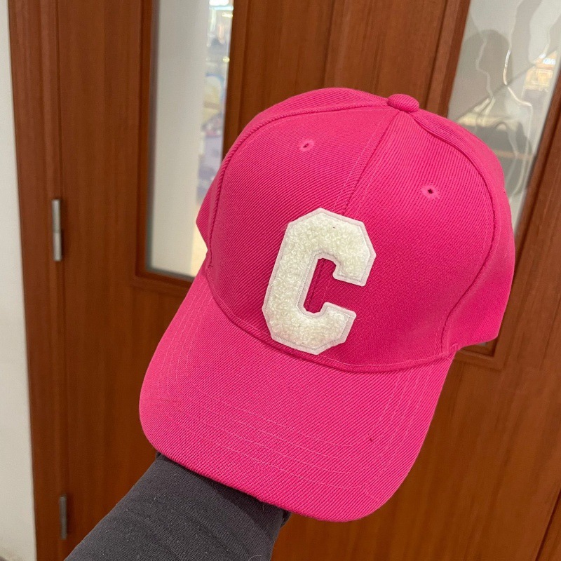 타올C 야구모자-로즈레드