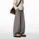 American Style Relaxation Vertical Stripe Casual Pants for Men and Women Spring Lazy Wind Dipping Straight Pants Machete Wide Leg Trousers