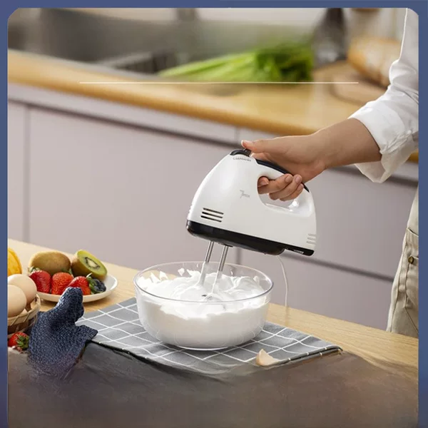 Egg Beater Electric Household Beating Cream Beater Cake Baking Handheld Desktop Egg Beater Manual Mixer