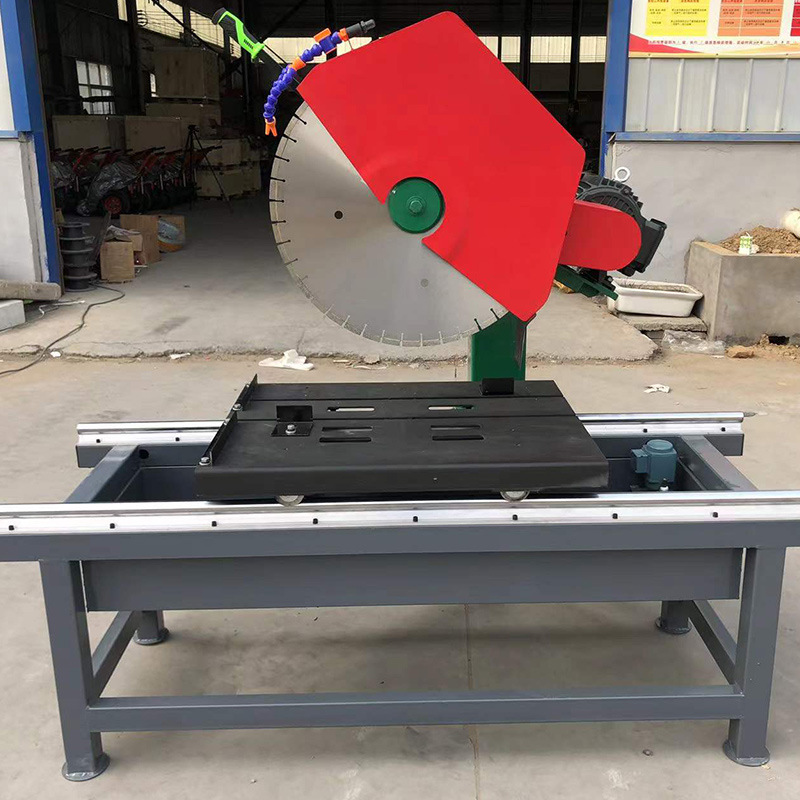石材切割机台式大型0-45度多功能切割机 带水槽切割机