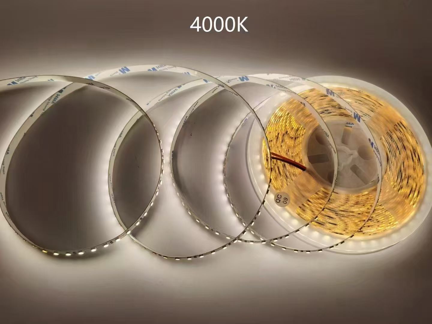 Lámpara led con parche de baja presión de 12V 24V caja de luz de mostrador de tablero desnudo tira de luz suave autoadhesiva lámpara lineal decorativa