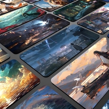 橡胶卡通鼠标垫超大电竞游戏键盘二次元加厚号ll软垫PS桌垫动漫垫