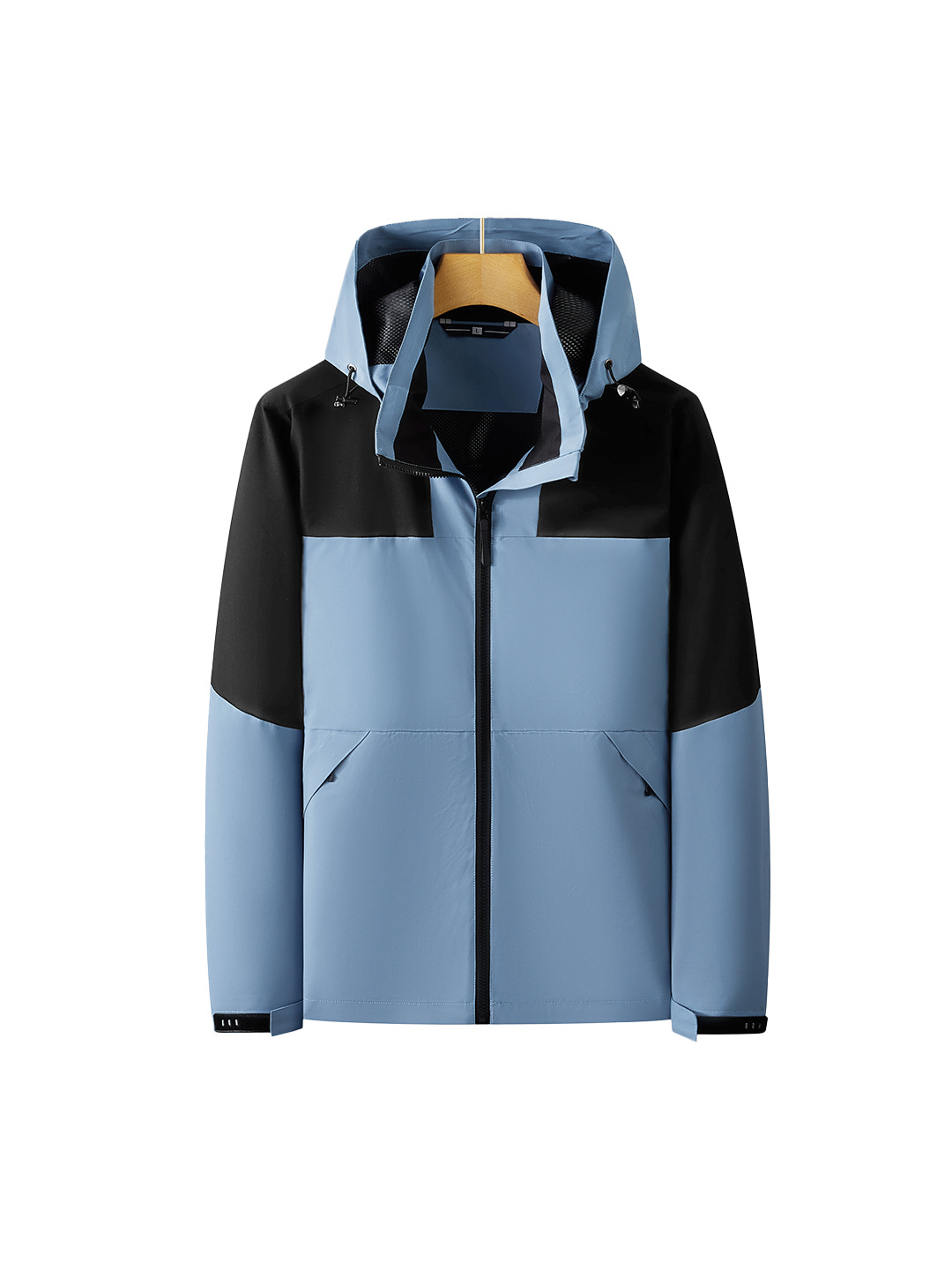 Personalizada ropa de asalto de una sola capa de otoño y invierno engrosado dos piezas conjunto de ropa de trabajo estampado bordado pintado herramientas impermeables a prueba de viento
