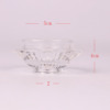 Positive and negative two -purpose glass candlestick dining table wax platform ornaments wedding candlelight dinner romantic decoration decoration