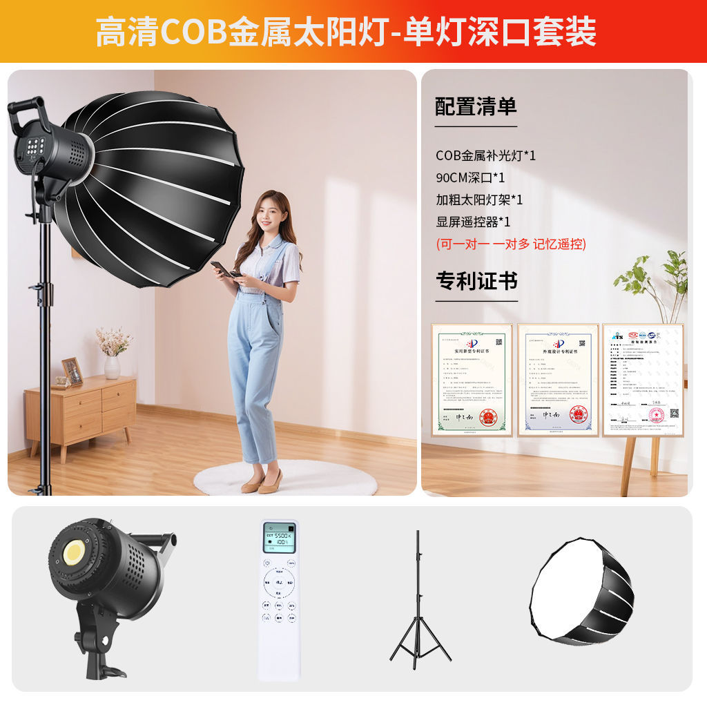 2000Wz 깊은 입 상자 금속 램프 [초상화 보조]