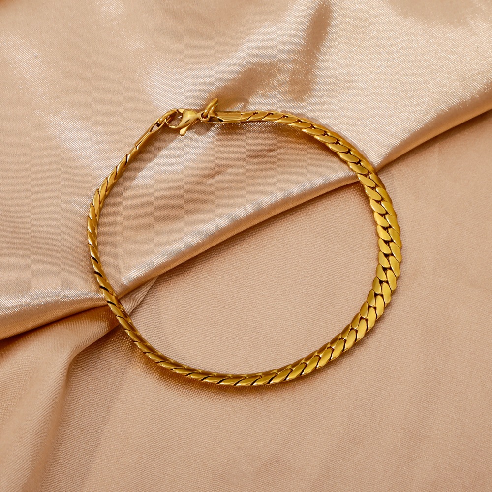 Casual Geometric 304 Stainless Steel Plating Men's Chain Bracelet Men's Chain Bracelets display picture 5