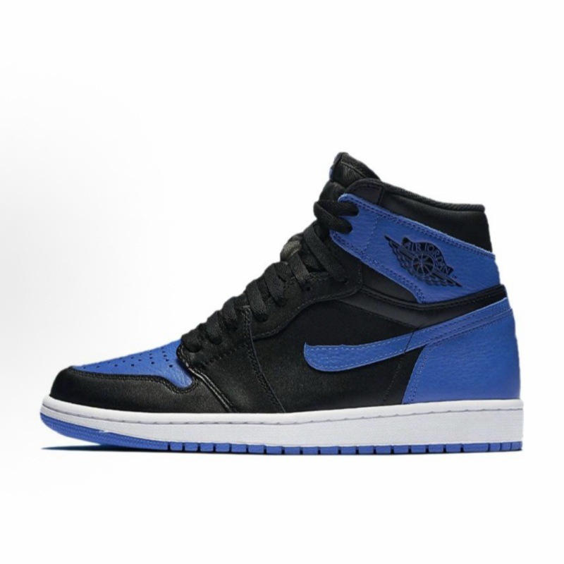 Comercio exterior AJ1 zapatos blancos y negros panda zapatos de baloncesto de alto tamaño Joe1 azul blanco puro de Carolina del Norte pareja zapatos casuales image 22