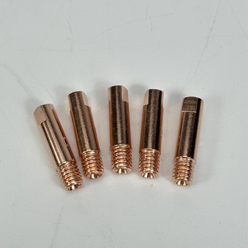 15AK导电嘴 40PCS二保焊枪欧式手焊接配件0.8/0.9/1.0送丝导电咀|undefined