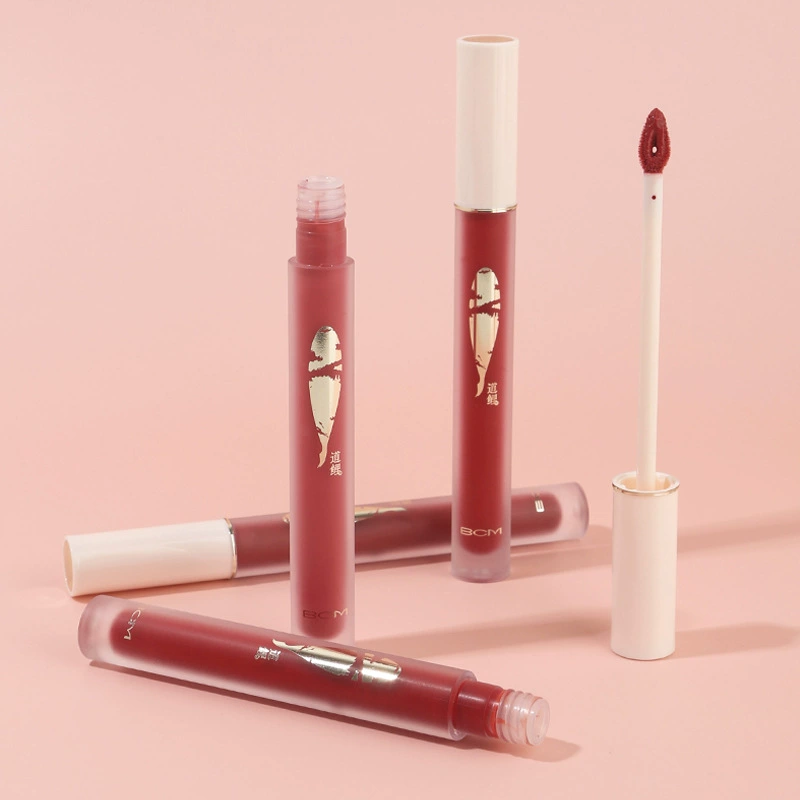 BCM Daolisi Yun Перо губная помада-блеск Velvet Matte Молочный чай Гнилой помидор Блеск губ оптом Dropshipping