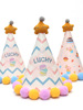 Free shipping cake decorative cartoon animal hair ball hats birthday hat party Patty party hat