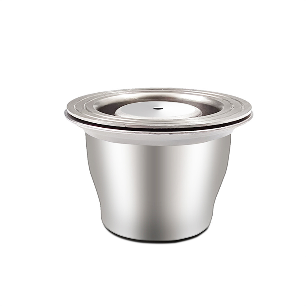 Nestle Nespresso Cápsula de café Shell filtro reutilizable con creativo cuchara de acero inoxidable martillo