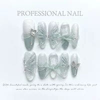 Нефритовая Бабочка для дизайна ногтей Smoothie Cat's Eye Super Flash Бессмертный стиль Nail Art Чистый ручной гвоздь для девочек