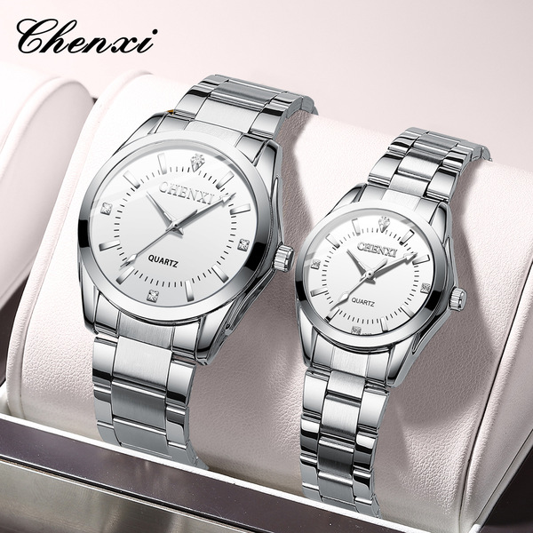 women's fashionable men's waterproof quartz men's watch