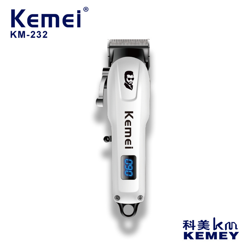 Kemei cortador de pelo eléctrico de alta calidad especial para el salón de peluquería de corte de pelo eléctrico KM232