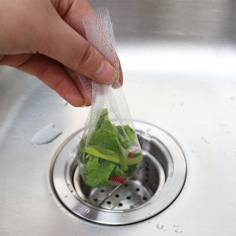 Sink filter, sink leakage mesh, vegetable basin, bathroom sewer mesh bag drain, 100 pieces mesh bag wholesale factory