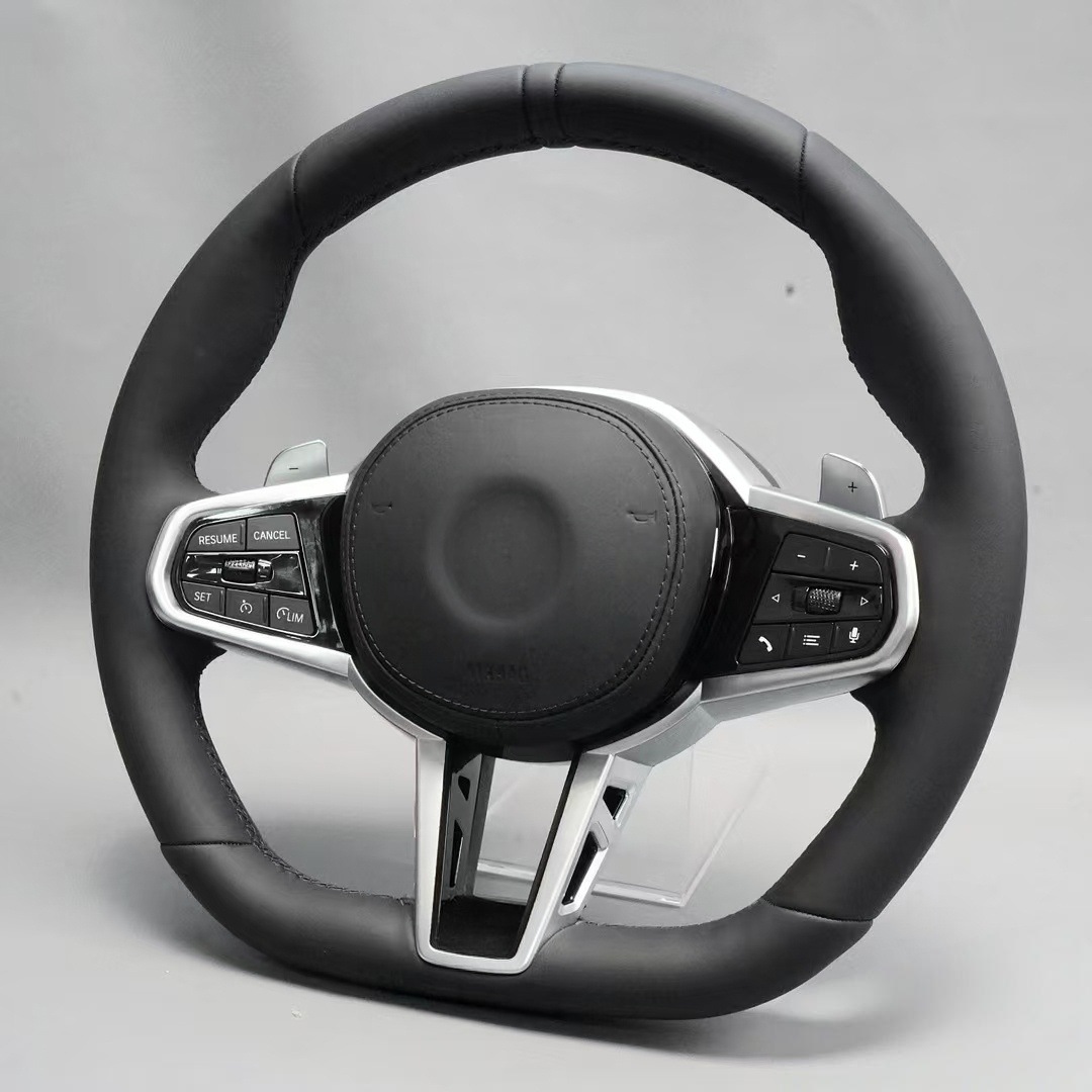 Bmw g Chassis Leather Steering Wheel Is Suitable for G20/G30 and Other Factory Direct Sales Multifunctional Steering Wheels