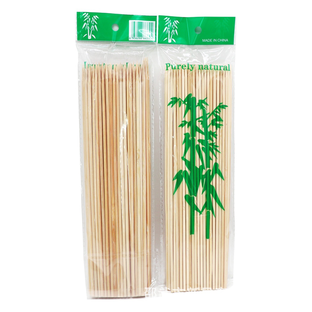 Palos de bambú desechables para barbacoa y frutas, palillos de brocheta al por mayor de fábrica