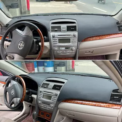 Günəş əleyhinə siperlik six-generation Camry car interior - sixth-generation-camry-breathable-microfiber-leather-black-without-logo-see-details