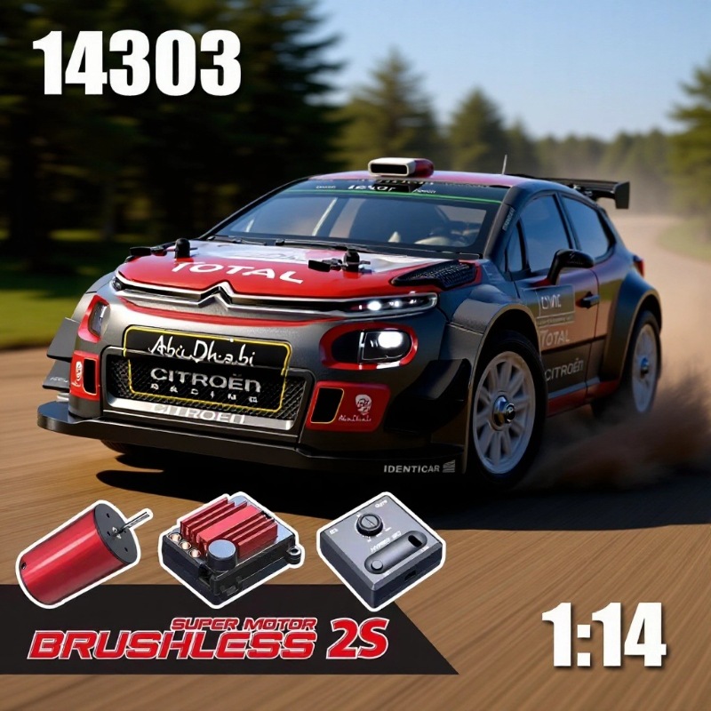 Meiaxin 14303 14304 Citroen Volkswagen Genuine Drift Rally Flat Running 1/14 High-Speed Off-Road Vehicle