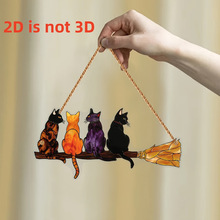 C 26962 Cat Acrylic Pendant è���ǿ�����׹�羳����ͨ����