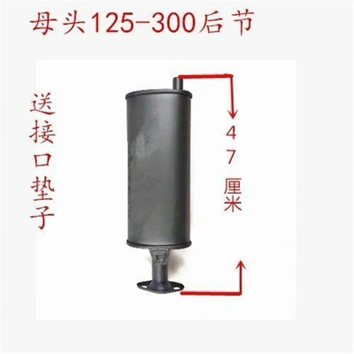 200 Universal Tricycle Silencer Motorcycle exhaust pipe - female-125-300-silencer