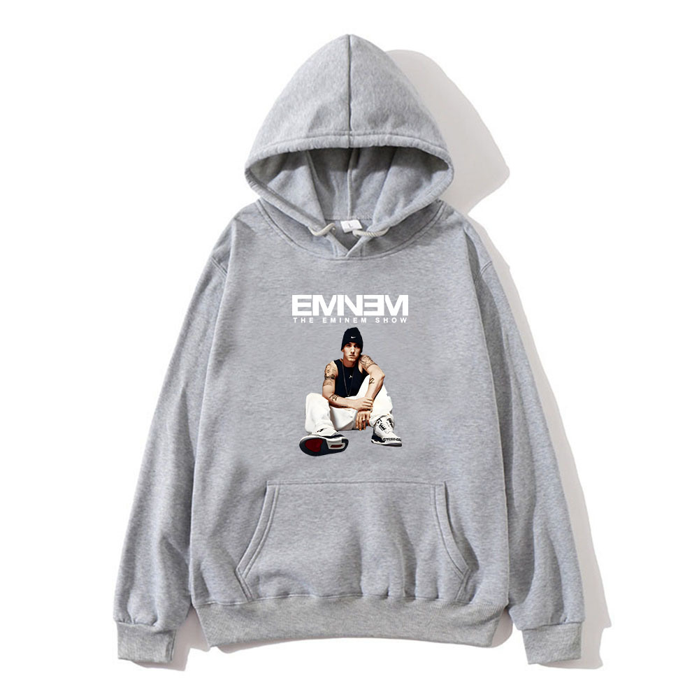 Eminem Hoodie Graphic Printing Hooded Fleece Sweatshirt Funk