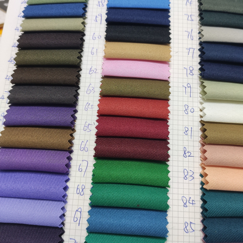 Uniform tweed polyester woven fabric twill color fabric frock apron clothing uniform tweed gabardine fabric Uniform tweed polyester woven fabric twill color fabric frock apron clothing uniform tweed gabardine fabric