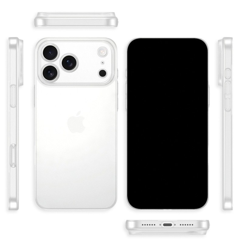 源头工厂适用精孔苹果iphone17promax 17Air超薄PC磨砂防摔手机壳|undefined