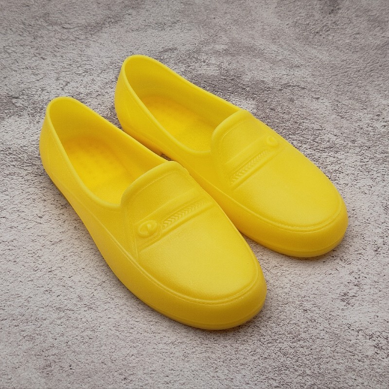 Zapatos de lluvia, zapatos de caucho de tendón de toro, zapatos de caucho suave, zapatos de construcción impermeables, antideslizantes, zapatos de caucho de construcción amarillo para hombres