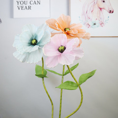 Window display simulation large fireworks Poppies wedding decoration home decoration activity display shooting props linen flowers 