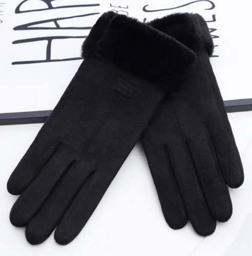 Gloves for women in winter, thickened with velvet, warm for driving, cute for riding, autumn and winter, windproof and cold-proof, touch screen cotton gloves