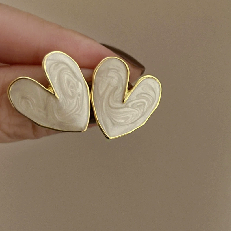 Серебряная игла, белый цирконий, модные милые серьги из жемчуга, цветок, французский стиль