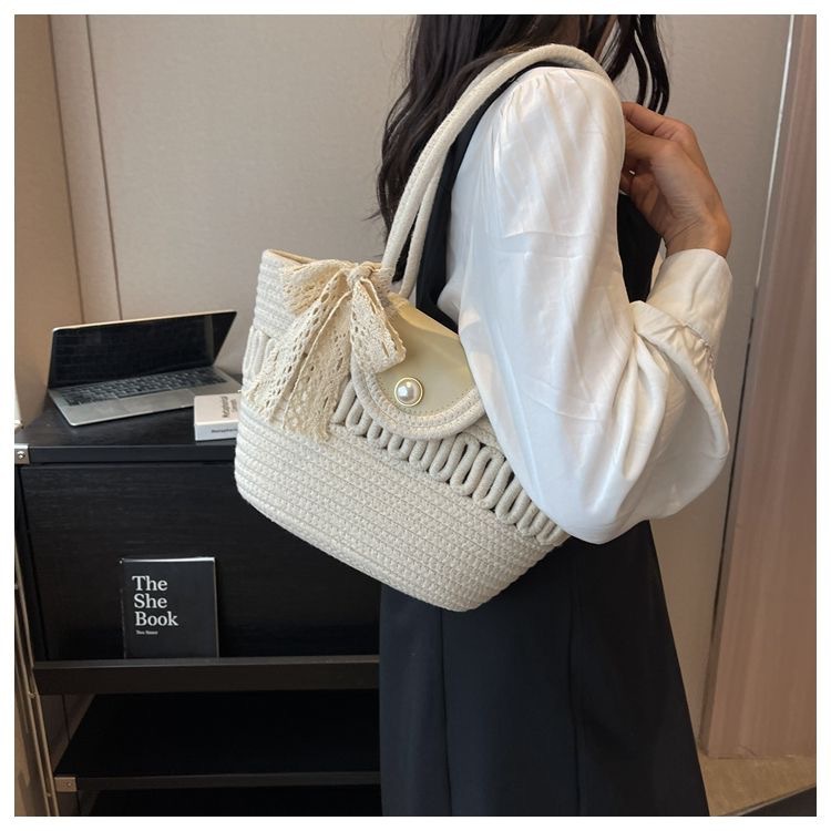 2024 primavera nuevo diseño de nicho bolso de mano de gran capacidad bolso de mano bolso de mujer casual bolso de moda occidental