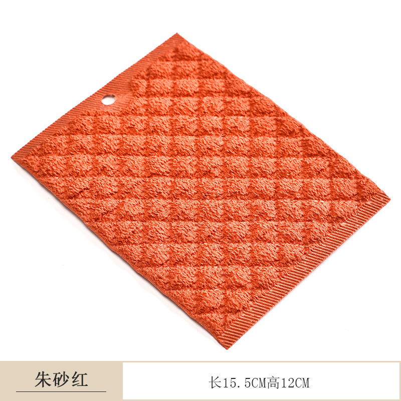 차 세트 청소 천-cinnabar red