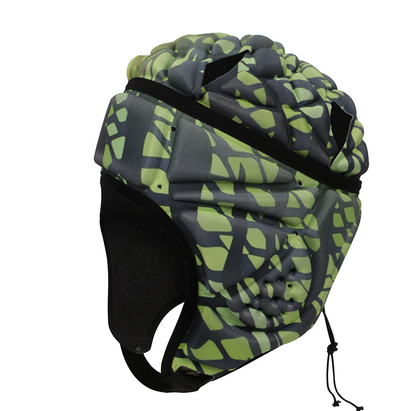 Casco de rugby suave deportes patinaje sobre ruedas tapa protectora portero tapa de protección de la cabeza esponja Deportes equipo de protección suave
