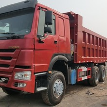 二手自卸车二5米6豪沃 翻斗车 6X4后八轮工程卡车出口高空作业车