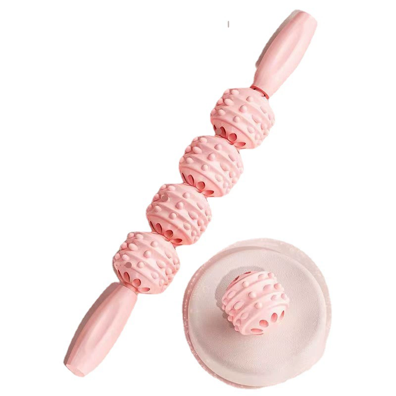 Массажный стержень ролик, fascia stick, Многошариковый 3/4/5/10 опций, 36,3 см для икр и ног