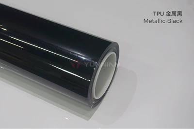 Automotive Film: Direct Sales Collection - 15215m-5-years-warranty-tpu-super-bright-metallic-black-water-sticker