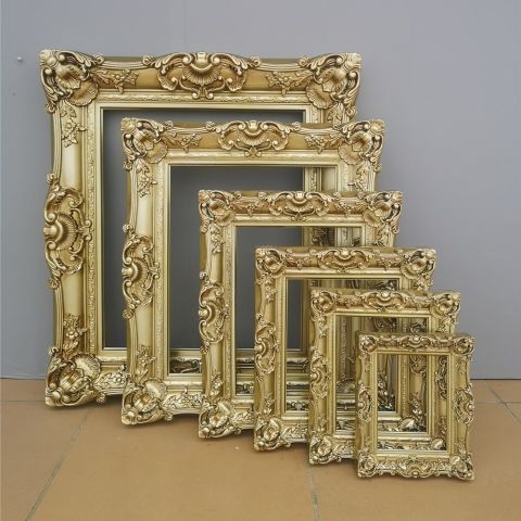 Ancient European-Style Picture Frames, Wedding Scene Props, Framed Plastic Wedding Arrangements, Decorative Frames, Wedding Photos